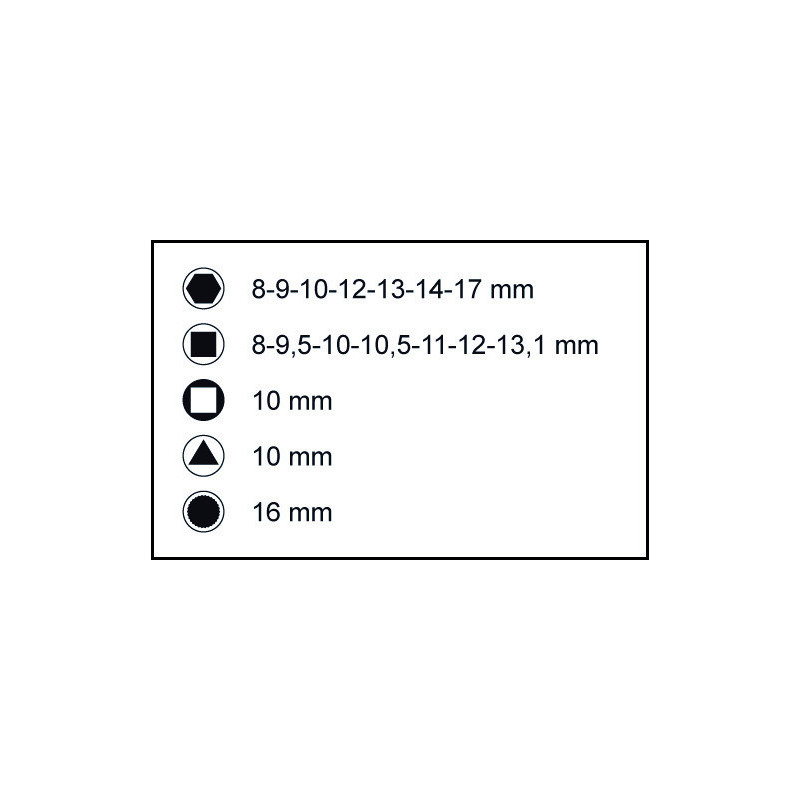 EMBOUT VIDANGE 13.1  SQ - Bahco | BE621714