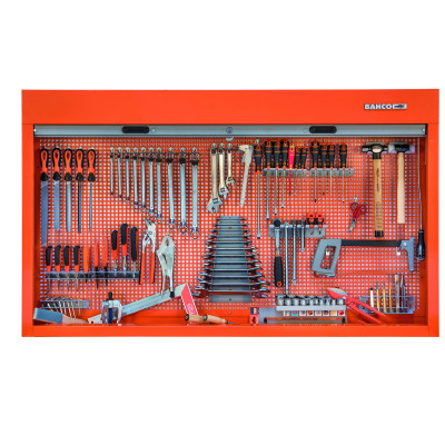 Armoire 1500 mm avec volet roulant + kits d’outils multi-usages - 110 pcs - Bahco | 1495CS15TS1