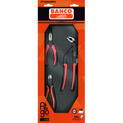 Module mousse Fit&Go 1/3, pinces - 3 Pcs emballage individuel - Bahco | FF1E4003EH