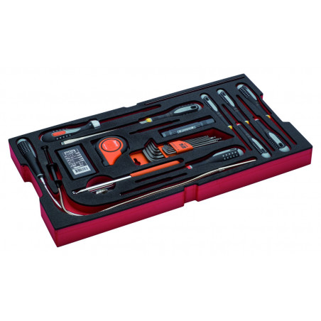 Jeu de tournevis, module mousse pour 4750RCHDW01 Caisse rigide à usage intensif - 56 pcs - Bahco | FF2B09