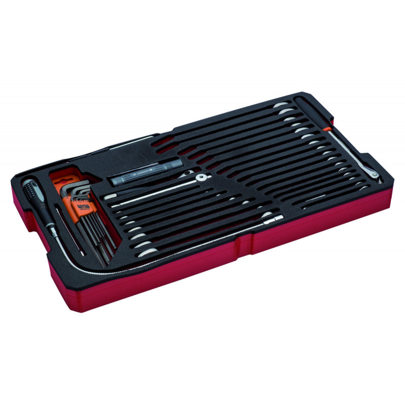 Jeu de clés, module mousse pour 4750RCHDW01 Caisse rigide à usage intensif - 39 pcs - Bahco | FF2B13