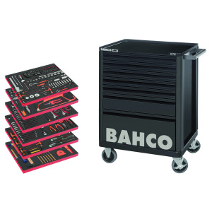 Servante avec 346 outils à usage général - Bahco | LARGE