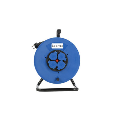 ENROULEUR DE CABLE 4 PRISES 25M - SPARTEX | 804033