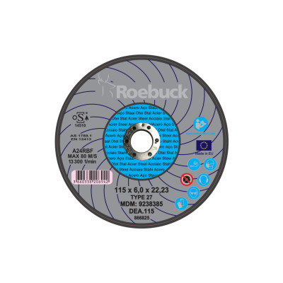 DISQUE DEA.115 - D.115X6 EBARBAGE - ACIER - ROEBUCK | 866825