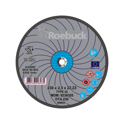DISQUE DTA.230 - D.230X2,5 TRONCONNAGE - ACIER - ROEBUCK | 866823