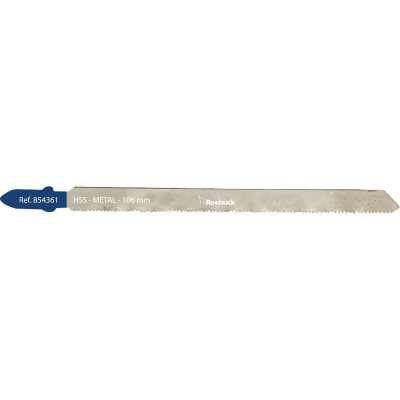 LAME SCIE SAUTEUSE METAL HSS CF ETUI DE 5 LAMES - ROEBUCK | 854361