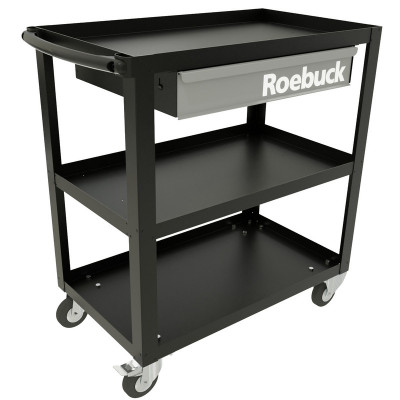 CHARIOT METAL 3 ETAGES ET 1 TIROIR - ROEBUCK | 893471