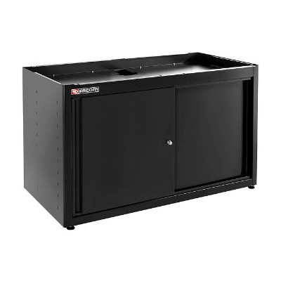 JLS3 MEUBLE BAS DOUBLE A 2 PORTES PLEINES NOIR - JETline - Facom France | JLS3-MBDPPBS