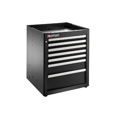 JLS3 MEUBLE BAS SIMPLE A 7 TIROIRS NOIR - JETline - Facom France | JLS3-MBS7TBS