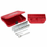 COFFRET 28PCS PACKOUT CLÉ ET DOUILLE À CLIQUET 1/4" - carton - Milwaukee | 4932478812