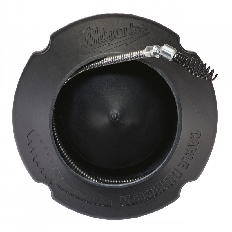 Flexible spirale tête inclinée diam 6mm x 7.6m + tambour - Carton - Milwaukee | 48532584