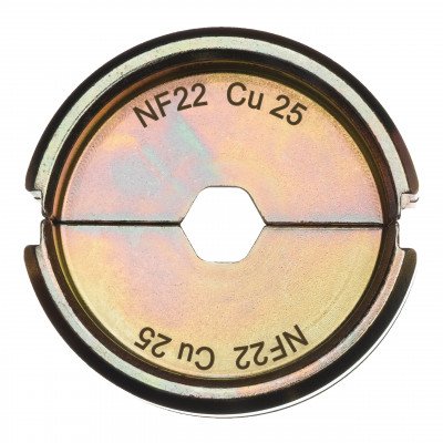 NF22 CU 25 - Matrice de sertissage 25 mm² - Carton - Milwaukee | 4932451734