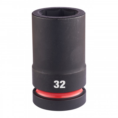DOUILLE SHOCKWAVE 1" HEX LONGUE 32 MM - Sachet plastique - Milwaukee | 4932480426