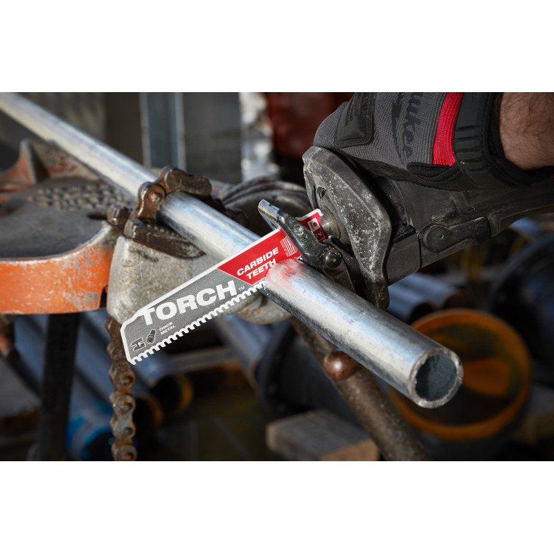 Vente de Lame Scie Sabre Torch 300 Mm (X25) 48008789 Milwaukee à 209,90