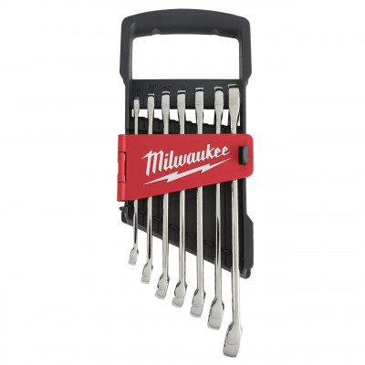 SET DE 7 CLÉS MIXTES MÉTRIQUES – 7PC (TAILLES 10, 11, 12, 13, 14, 15, 17 MM) - Blister - Milwaukee | 4932464257