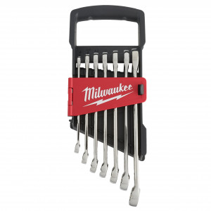 SET DE 7 CLÉS MIXTES MÉTRIQUES – 7PC (TAILLES 10, 11, 12, 13, 14, 15, 17 MM) - Blister - Milwaukee | 4932464257