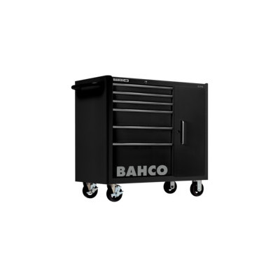 Servantes classiques C75, 1 mètre, à 6 tiroirs et une armoire latérale - Bahco | 1475KXL6C