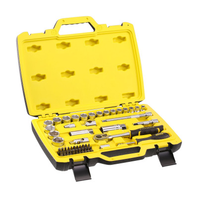 COFFRET DE DOUILLES 3/8"- JEU DE 49 PCS - FATMAX - STANLEY | FMMT82684-1