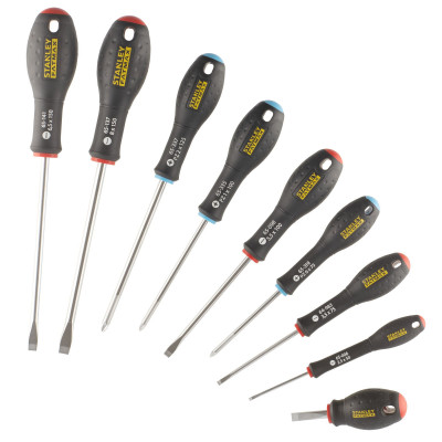 TOURNEVIS ELECTRICIEN + MECANICIEN + POZI - JEU DE 9PCS FATMAX - STANLEY | FMHT65424-0