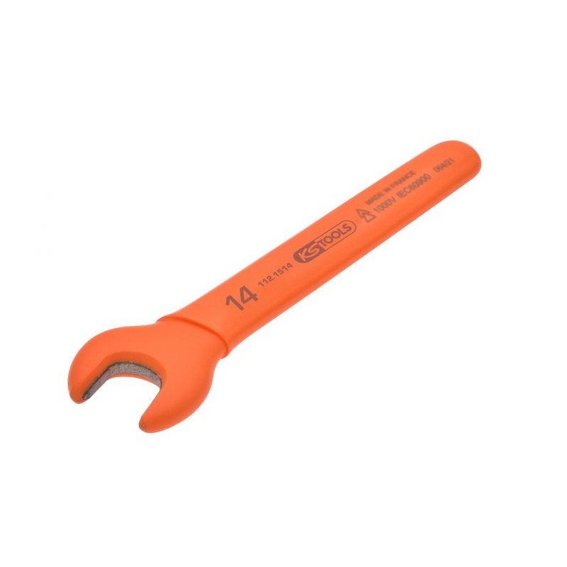 Clé à fourche plate isolée 1000V, Ø10 mm - KSTools | 112.1510