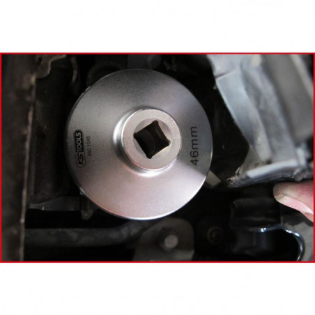 Clé à Douille Pour Filtre à Huile 76mm 14 Cannelures - Compatible BMW Moto, Mercedes, Mazda