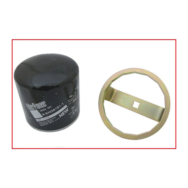 Cloche pour filtre à huile 1/2" Ø 118 mm / 15 cannelures, pour Isuzu - KSTools | 460.4610