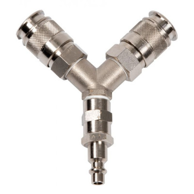 Raccord pneumatique Y pour connecter 2 outils pneumatiques - KSTools | 165.0117