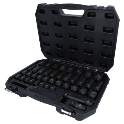 Coffret de douilles à chocs 1/2", 40 pièces - KSTools | 515.0065