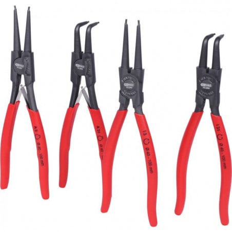 Jeu de pinces à circlips, 40-100 mm, 4pcs - KSTools | 119.2060