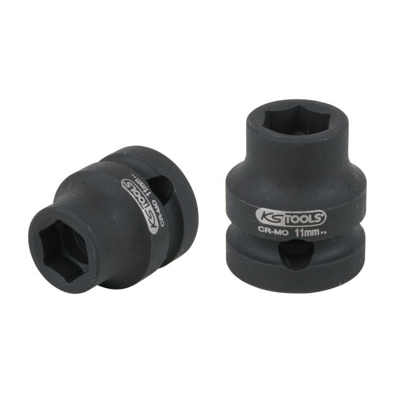 KS TOOLS 515.2040 Douille à Chocs Revêtement ABS Extra Longue 17 Mm Bleu