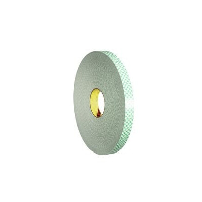 Ruban Mousse Double Face Adhésif Polyuréthane 4032 , Blanc, 25 mm x 66 m, 0.8 mm - 3M | 7000116021