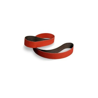 Bande abrasive céramique support toile imperméable rigide Cubitron II 984F, 60 mm x 2250 mm, 80+ - 3M | 7100038729