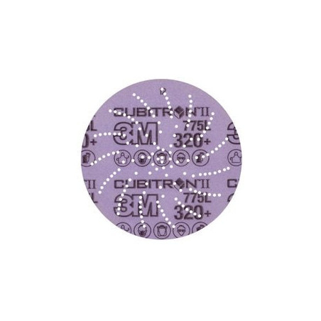 Xtract Cubitron II Film Disc 775L, 127 mm, 320+ 500LG, 50 per inner, 250 per case - 3M | 7100145363