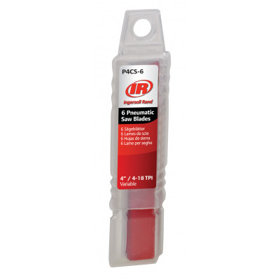 Jeu de 6 Lames pour Scie Sabre Pneumatique pour Scie Sauteuse et Scie Alternative P4CS-6 Ingersoll Rand | P4CS-6