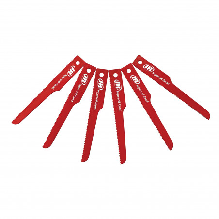 Jeu de 6 Lames pour Scie Sabre Pneumatique, 10 dents par cm P4EV-6 Ingersoll Rand | P4EV-6