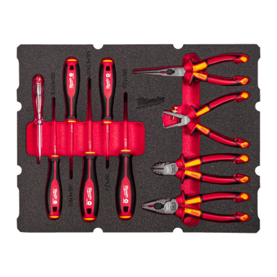 MODULE MOUSSE PACKOUT VDE ELECTRICIEN 9pcs  - Carton - Milwaukee | 4932493637