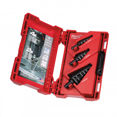 SET DE 3 FORET ETAGES STEP DRILL SET (3PC) - Milwaukee | 48899399