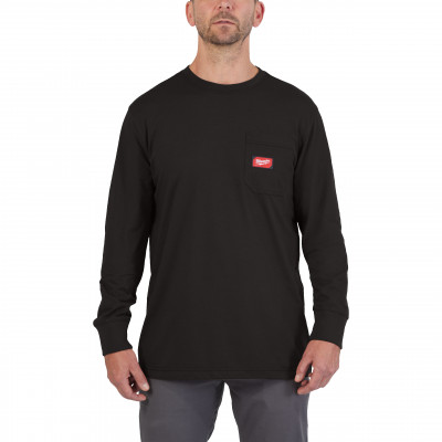 T-SHIRT TRAVAIL MANCHES-LONGUES NOIR MILWAUKEE | 4932493033