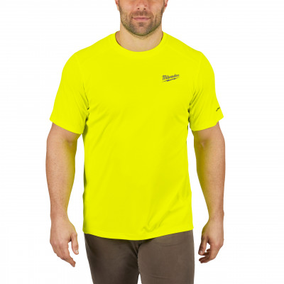 T-SHIRT WORKSKIN MANCHES-COURT JAUNE MILWAUKEE | 4932493073