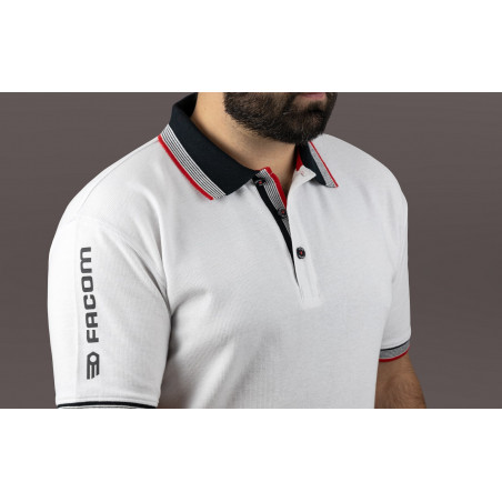 Polo homme manches courtes blanc - BOARD - FACOM | FXWW9020E