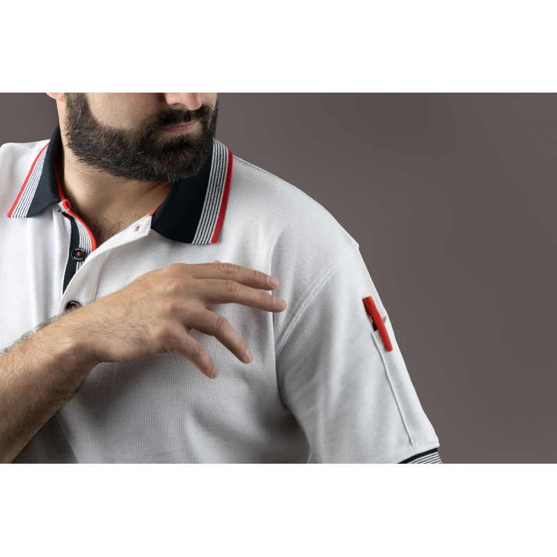 Polo homme manches courtes blanc - BOARD - FACOM | FXWW9020E