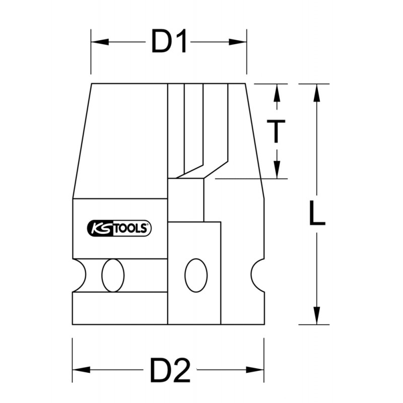 Douille à chocs TORX® 3/8", E11 KSTools | 515.0996