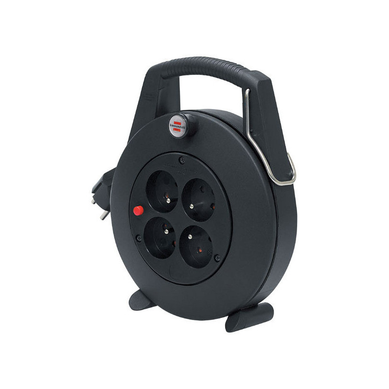 Enrouleur de câble Confort-Line CL-L noir 5m H05VV-F 3G1,0 - Brennenstuhl | 1102501