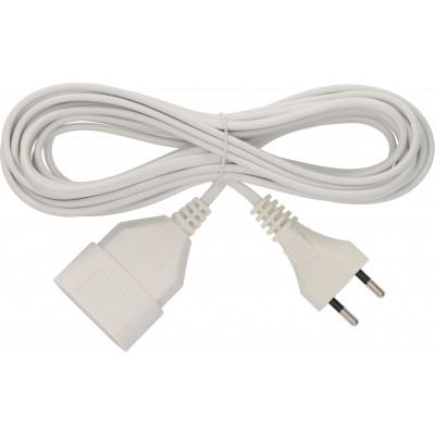 Rallonge électrique 5m H03VVH2-F 2x0,75 blanc - Brennenstuhl | 1161671