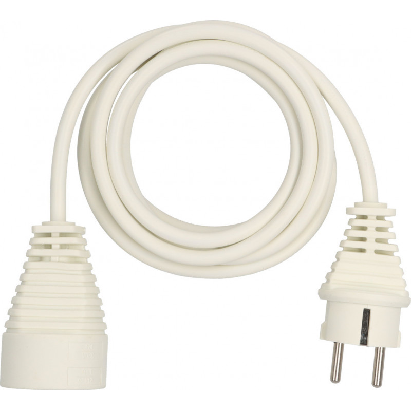 Rallonge électrique 2m H05VV-F 3G1,0, blanche - Brennenstuhl | 1168121