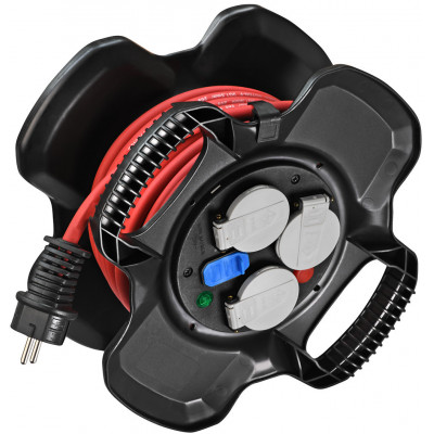 Enrouleur de câble X-GUM avec ports USB, 10m H07RN-F 3G1,5, IP44 - Brennenstuhl | 1169761100