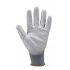 Gants EUROLITE 6030 polyester gris J13 paume enduite PU gris *CAR* - COVERGUARD | MOP6030