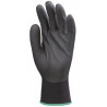 Gants EUROLITE 6640, nylon noir, paume enduite mousse PVC noir - COVERGUARD | MO6640