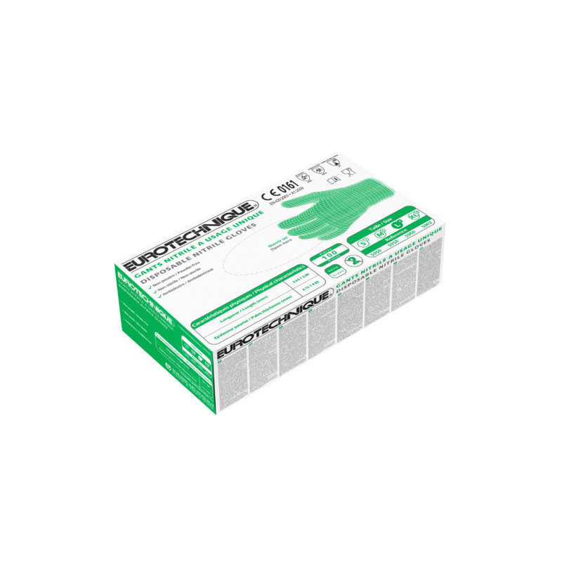 Gants EURO-ONE 5960 nitrile vert (100gts) - COVERGUARD | MO5960
