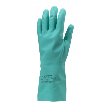 Gants EUROCHEM 5520 nitrile vert standard ép 0,38 mm, 33cm - COVERGUARD | MO5520